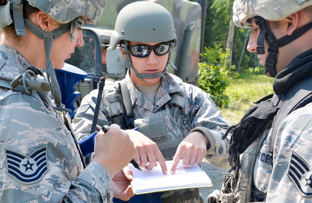 The 145th SFS trains in the Last Frontier