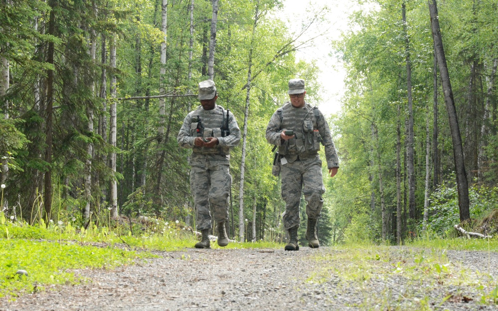 The 145th SFS trains in the Last Frontier