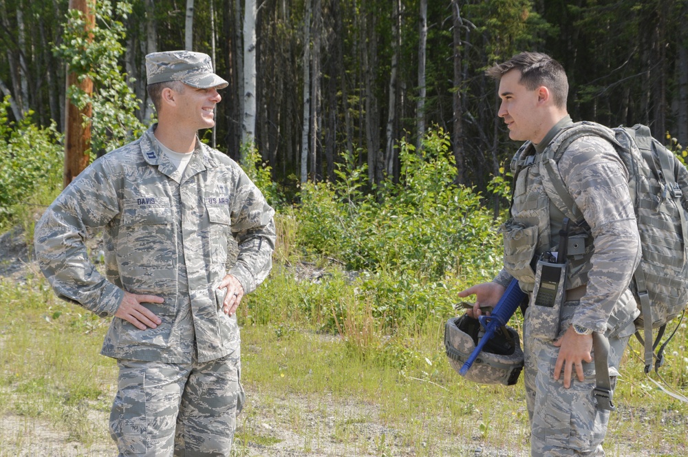 The 145th SFS trains in the Last Frontier