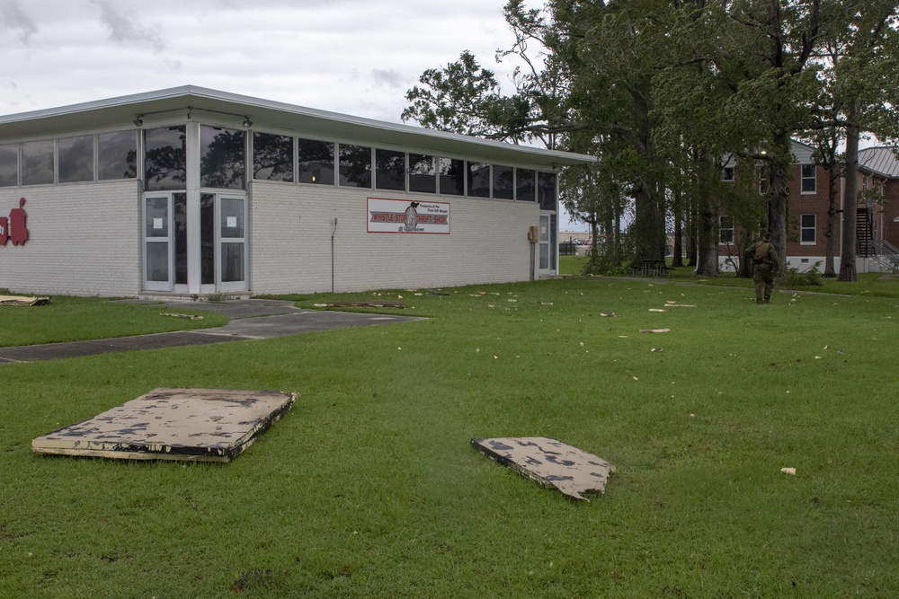 Immediate Damage assessment of Hurricane Dorian