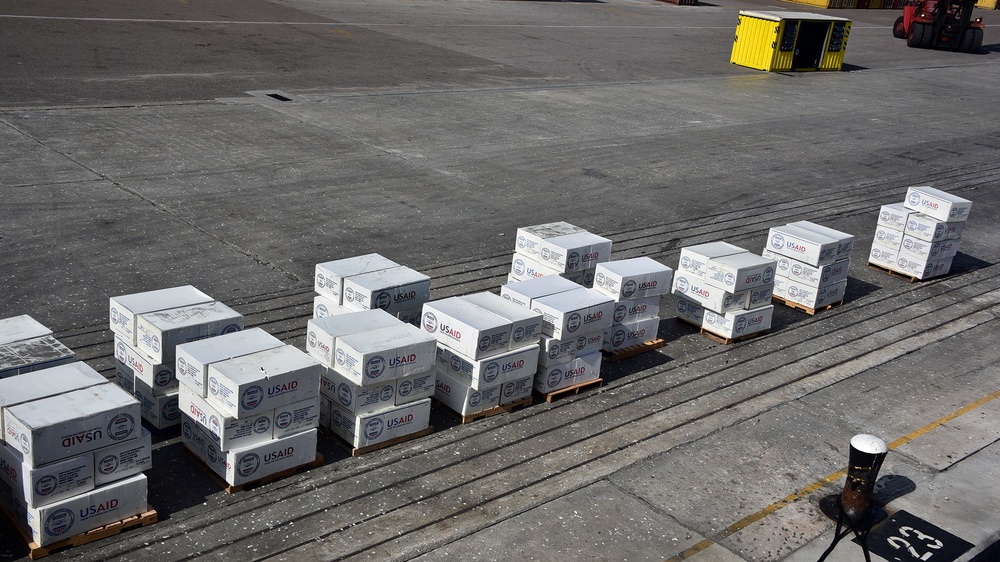 Key West-based Coast Guard cutter delivers supplies to Bahamas