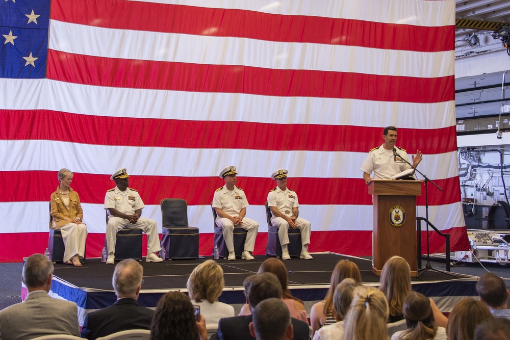America Welcomes New Commanding Officer