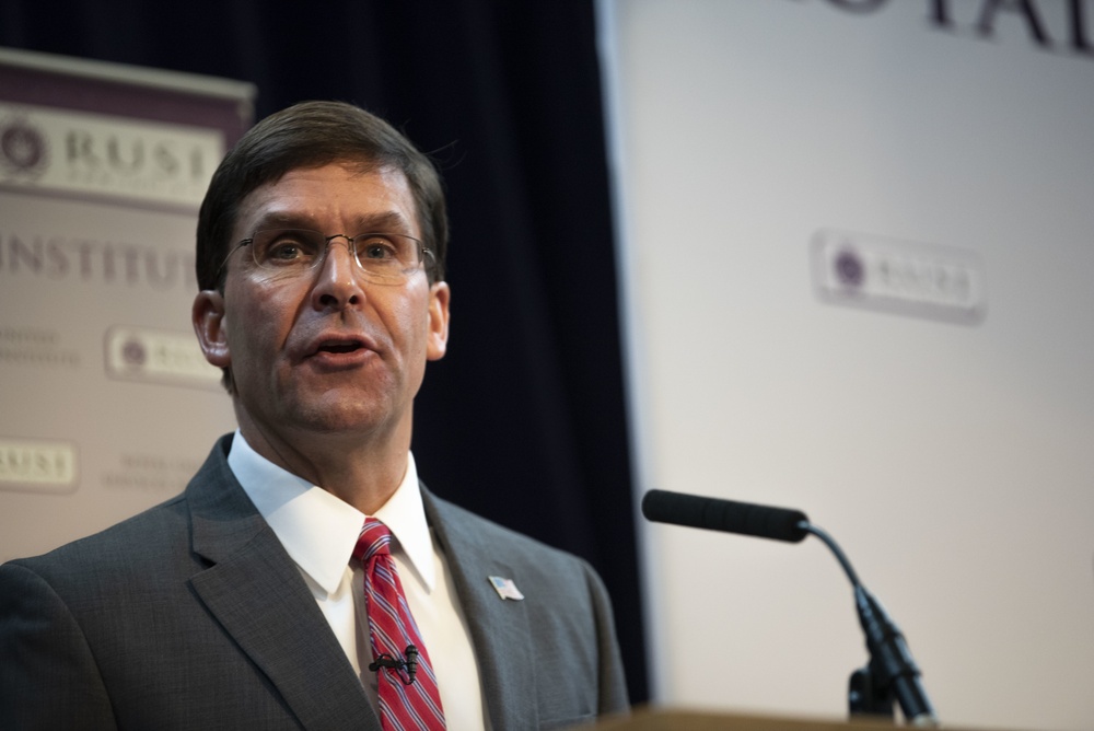 Secretary Esper Delivers Remarks at Royal United Services Institute in London