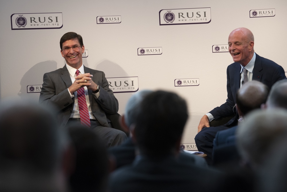Secretary Esper Delivers Remarks at Royal United Services Institute in London