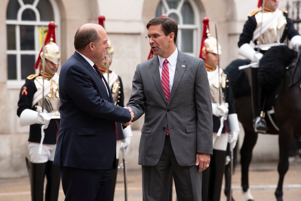 Secretary Esper Meets with British Secretary of State for Defense