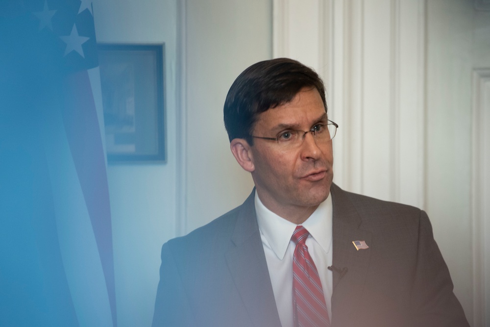 Secretary Esper Meets with British Secretary of State for Defense