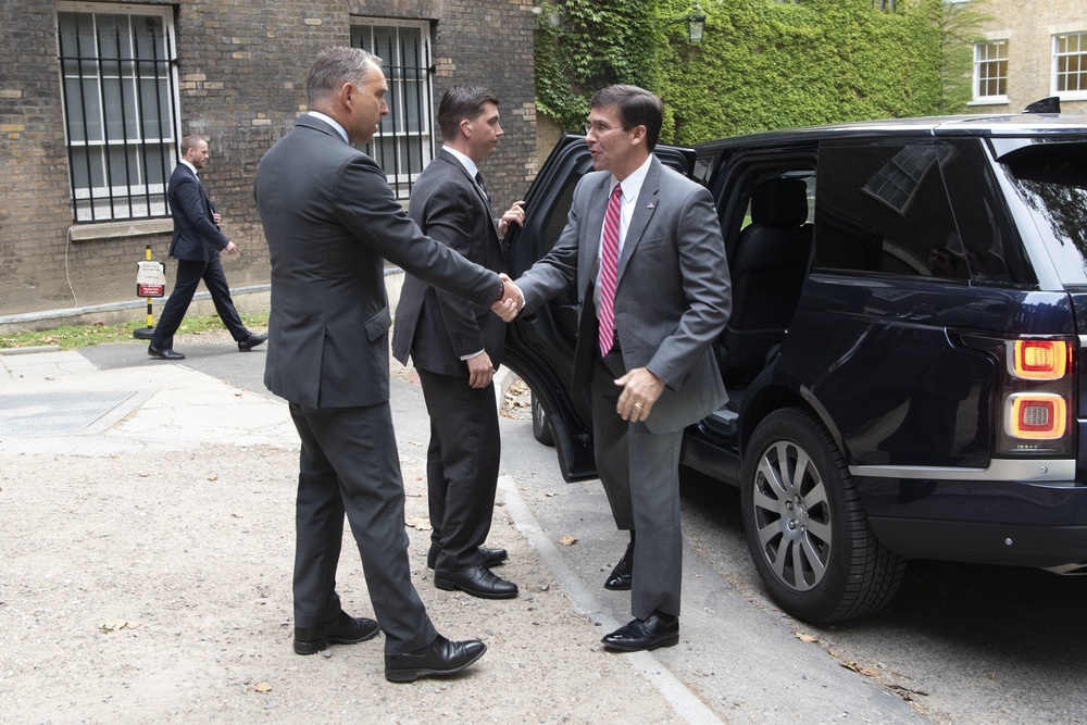 Secretary Esper Visits in London