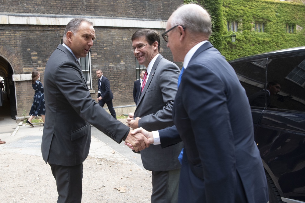 Secretary Esper Visits in London