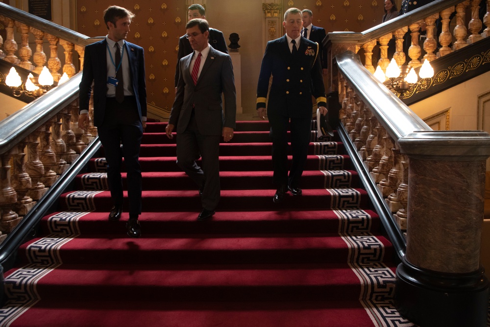 Secretary Esper Visits in London