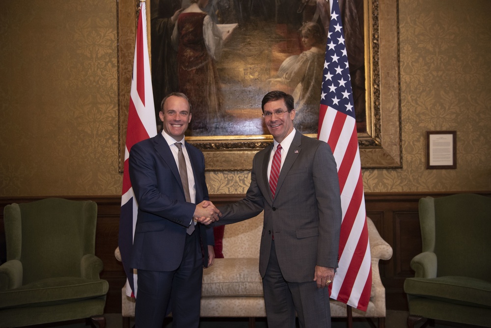 Secretary Esper Visits in London