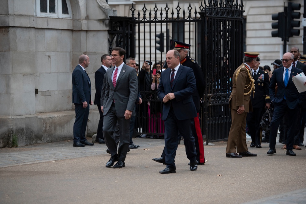 Secretary Esper Meets with British Secretary of State for Defense