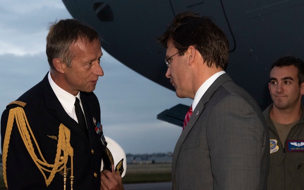 Secretary Esper Arrives in France