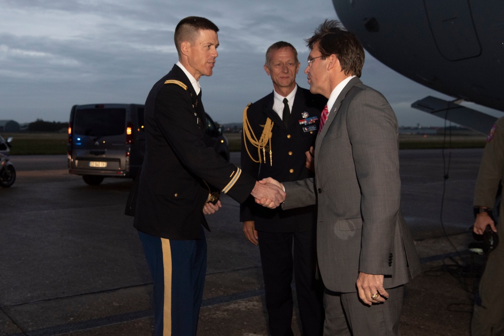 Secretary Esper Arrives in France