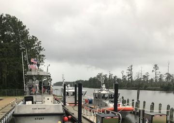 North Carolina based Coast Guard boats seek safe harbor ahead of Hurricane Dorian