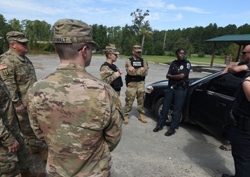 South Carolina National Guard teams up with Conway Police Department during Hurricane Dorian
