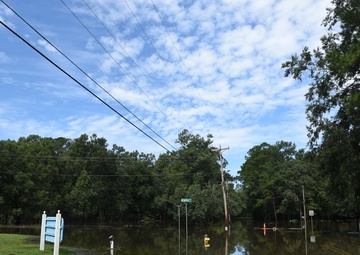 South Carolina National Guard teams up with Conway Police Department during Hurricane Dorian