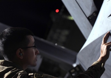Creech at night: MQ-9 maintainers support non-stop operations