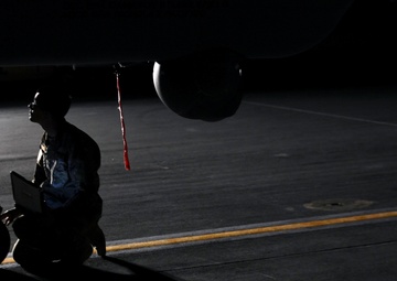 Creech at night: MQ-9 maintainers support non-stop operations