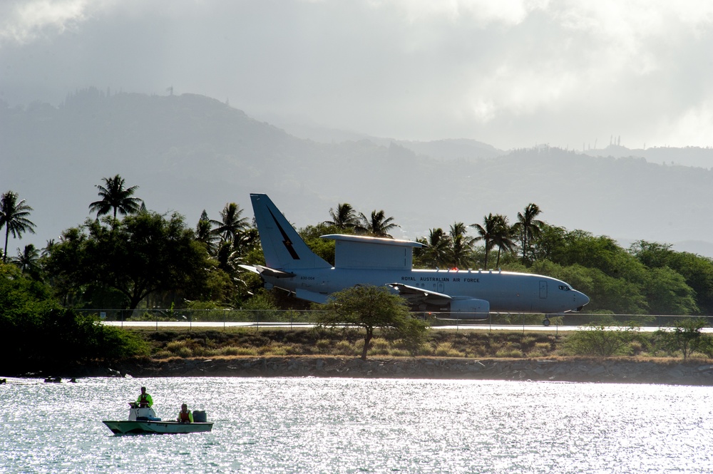 Fighters, tanker, radar aircraft launch for Sentry Aloha 19-2