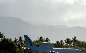 Fighters, tanker, radar aircraft launch for Sentry Aloha 19-2