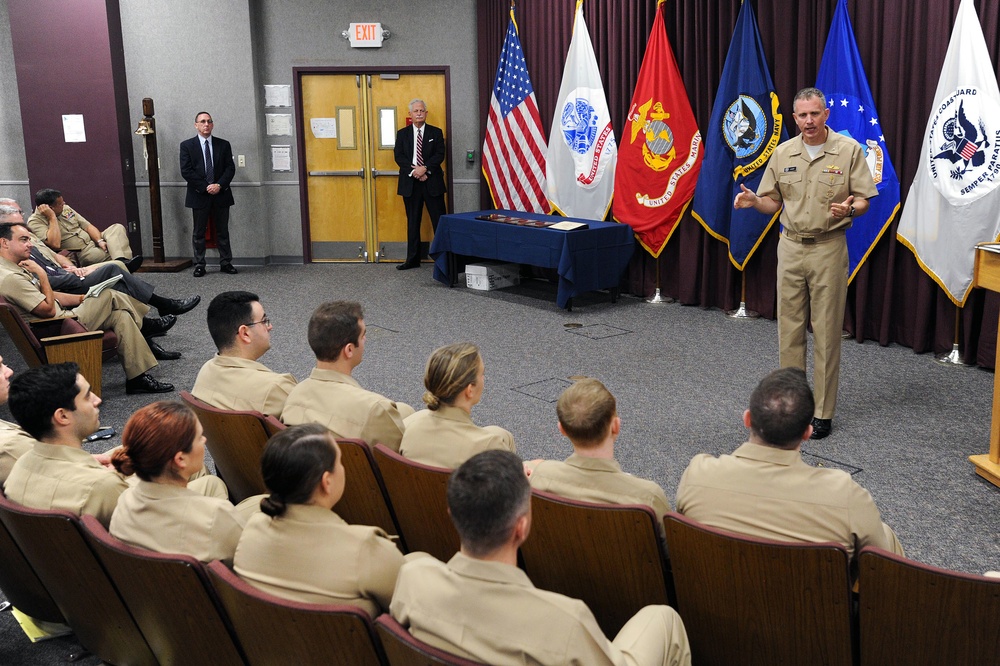 Joint Staff Leader Welcomes Navy’s Newest Integrated Air &amp; Missile Defense Top Tacticians to the Fleet