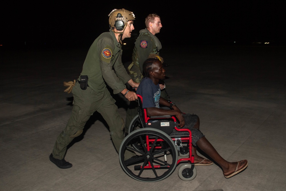 U.S. Navy and Coast Guard Transport Dorian Victims