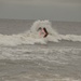 Rough beach conditions in Ocean View section of Norfolk