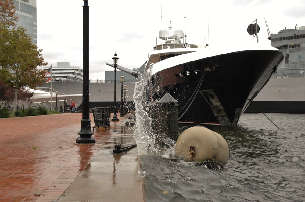 Downtown Norfolk in the wake of Hurricane Dorian