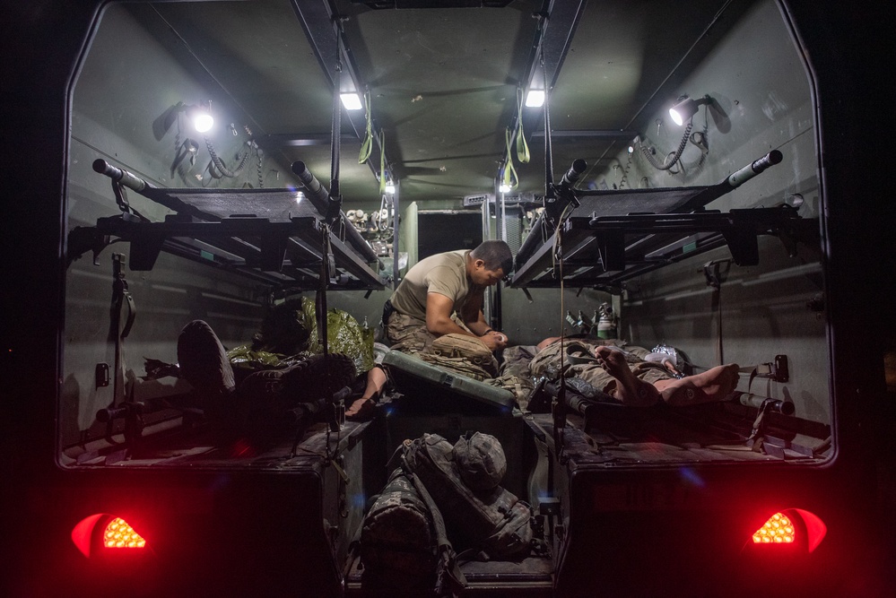 Mass Casualty exercise prepares combat medics from multiple units