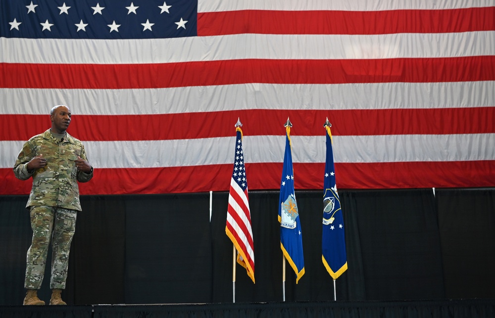 CMSAF emphasizes human connections at Hanscom all call