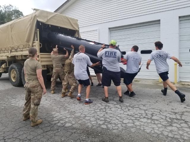 NCNG Supports Hurricane Dorian response