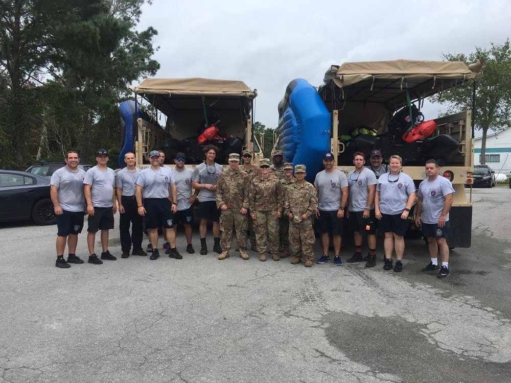 NCNG Supports Hurricane Dorian response