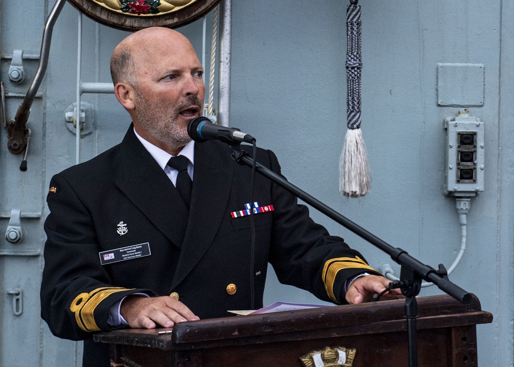 Royal Canadian Navy Rear Adm. Craig Baines Delivers Opening Remarks