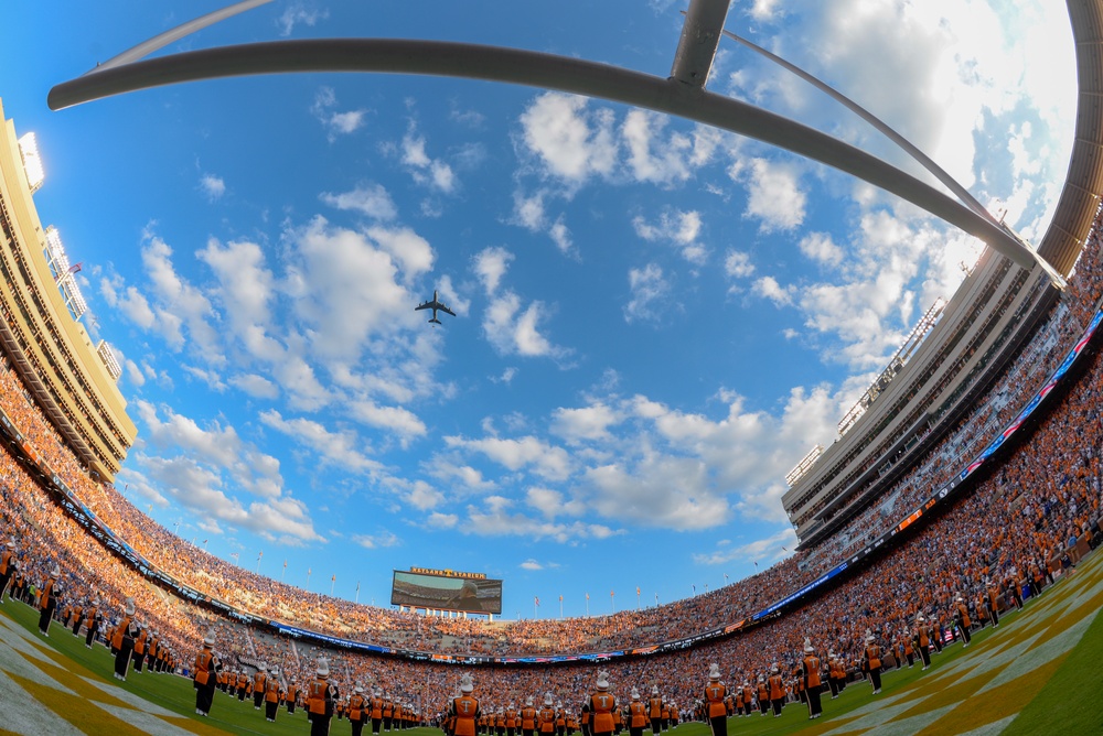 134th Air Refueling Wing University of Tennessee Flyover