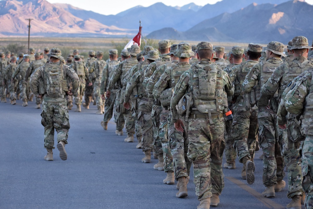 30th Armored Brigade Combat Team Soldiers support suicide prevention awareness march