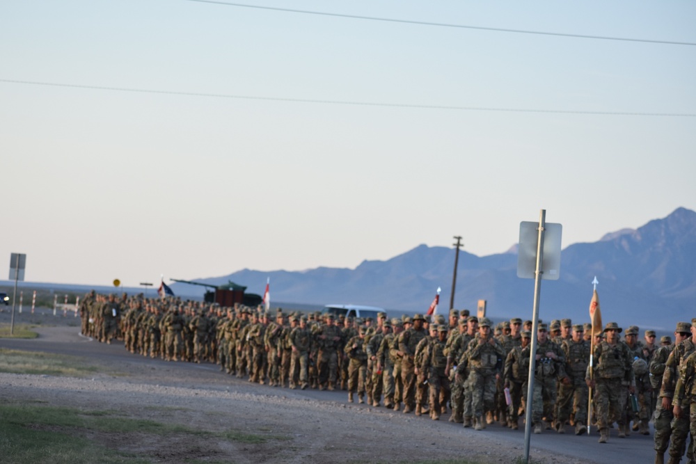 30th Armored Brigade Combat Team Soldiers support suicide prevention awareness march