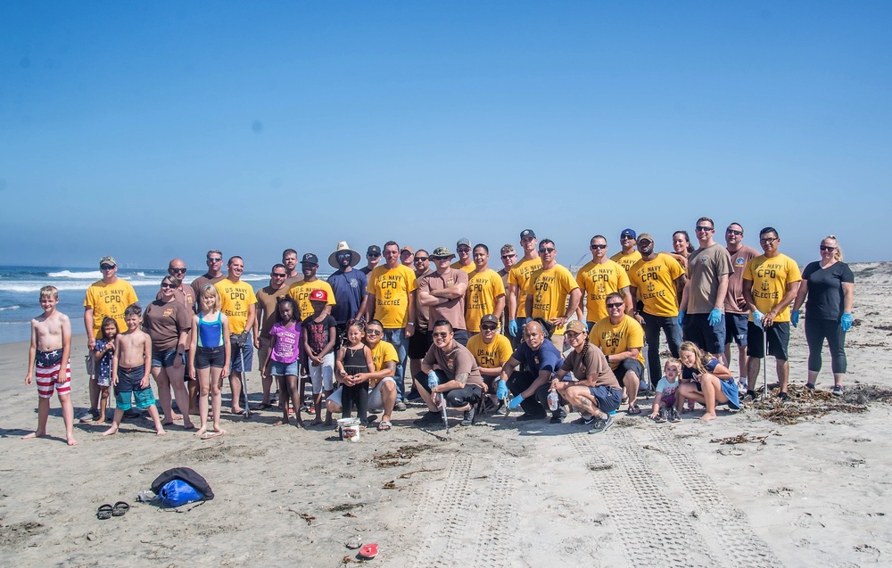 Coastal Riverine Force Volunteers at YMCA Camp Surf During COMREL in Imperial Beach