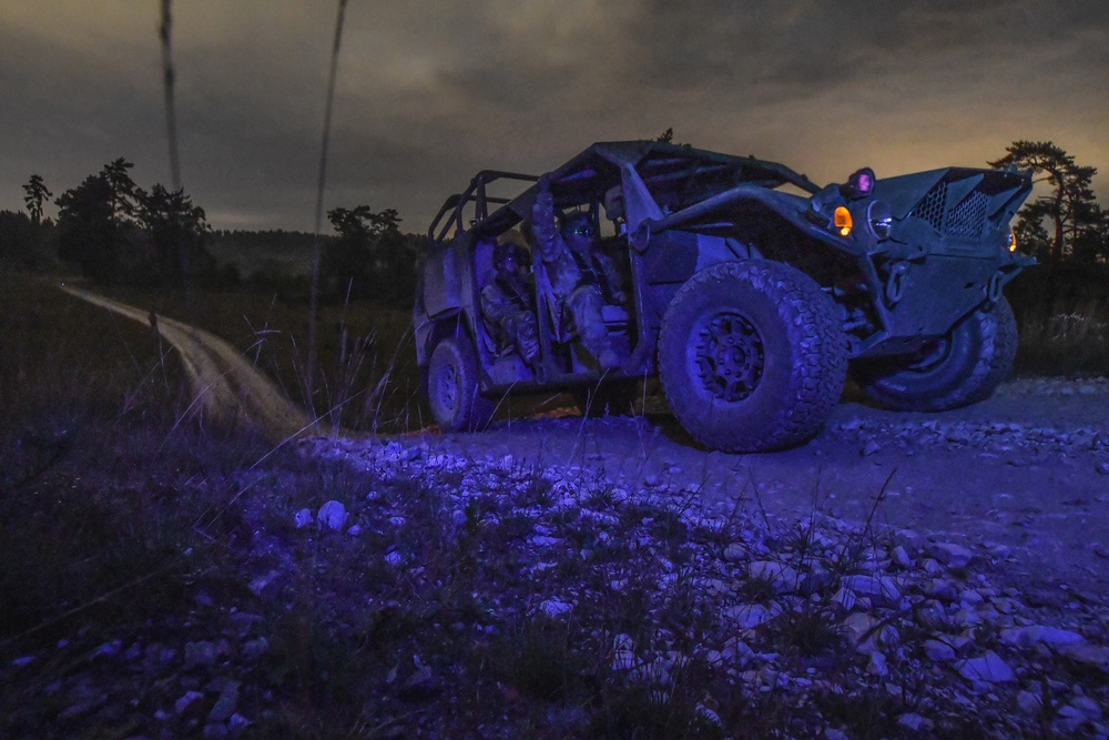 Paratroopers Attack Night Course