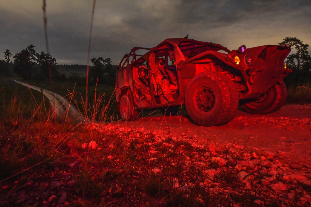 Soldiers on Driving Course