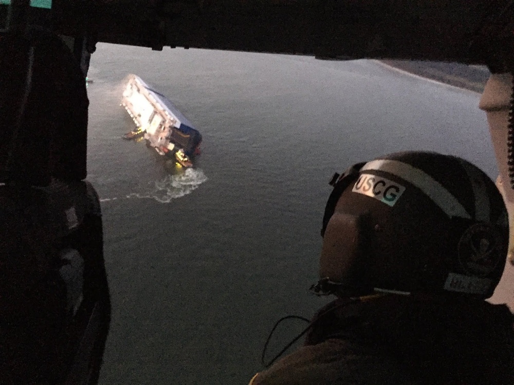 Coast Guard, port partners respond to disabled cargo vessel in St. Simons Sound