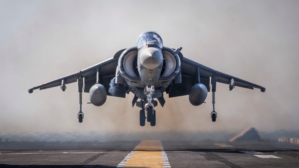 Harrier Operations aboard the USS Boxer