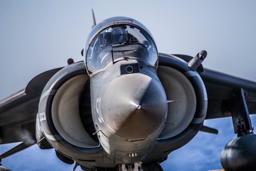 Harrier Operations aboard the USS Boxer