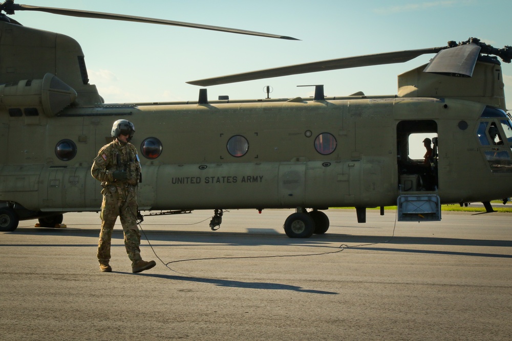 Hurricane Dorian support: SCNG assists with heavy lift helicopter to Ocracoke