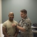 Cardiopulmonary Lab Technician checks Airman's heart.