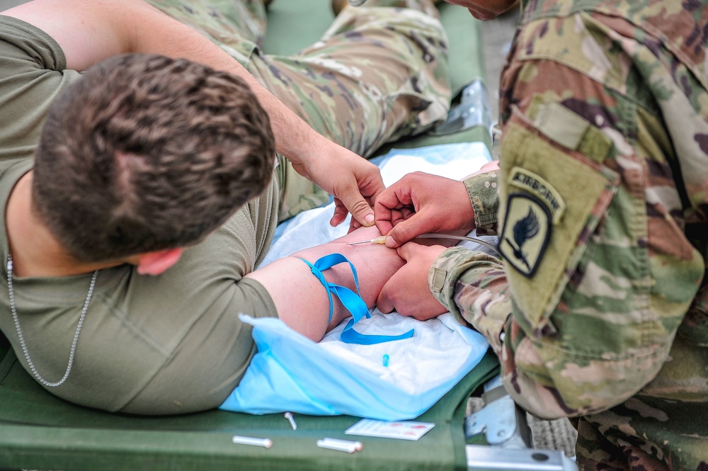 Soldiers Conduct Medical Training