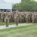 Members of the 155th ARW salute in formation during the &quot;Welcome Home&quot; ceremony