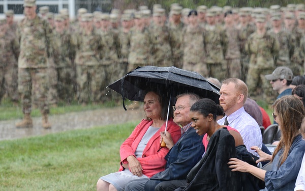 Senator Deb Fischer attends the 155th ARW "Welcome Home" ceremony