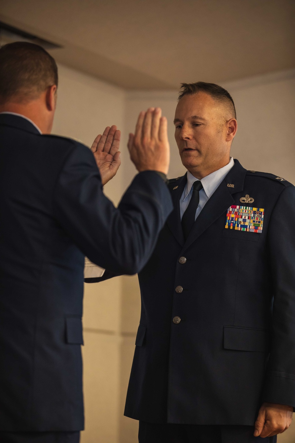 DVIDS - Images - Lt. Col. Mark Ruehter promoted to colonel [Image 3 of 5]