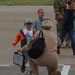 Airman return home