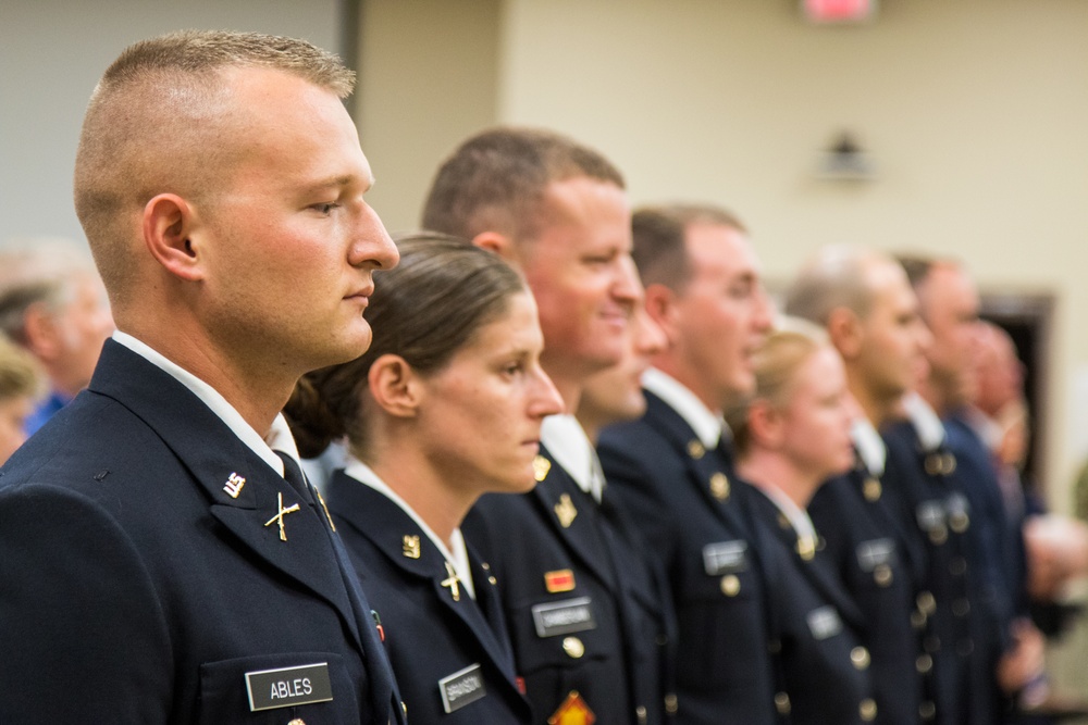 Officer Candidate School Holds Hall of Fame Induction and Graduation